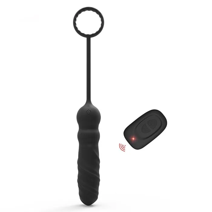 Levett Male Sex Toys Anal Bullet Vibrator Toys Cockring with Anal Plug