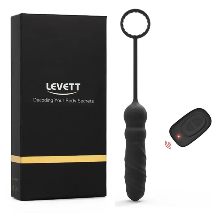 Levett Male Sex Toys Anal Bullet Vibrator Toys Cockring with Anal Plug