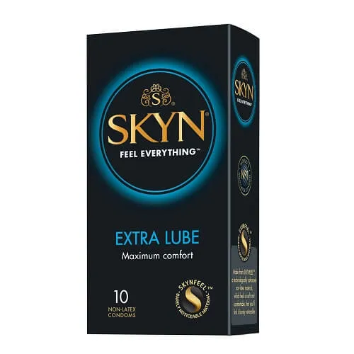 Male Sex Toys Mates Mates SKYN Extra Lubricated Non Latex Condoms 10 Pack