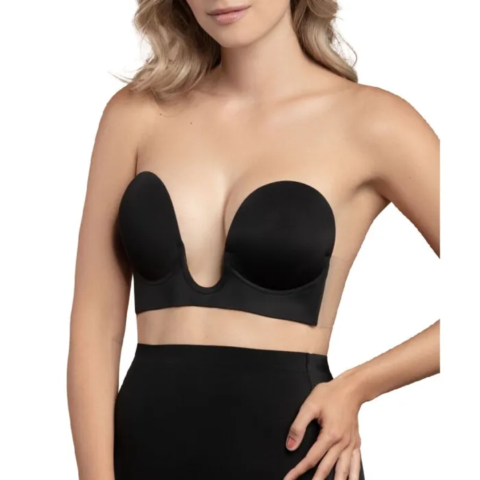 REGGISENO BYE SENZA CUCITURE A U NERO TAGLIA B BYE BRA Vibrators