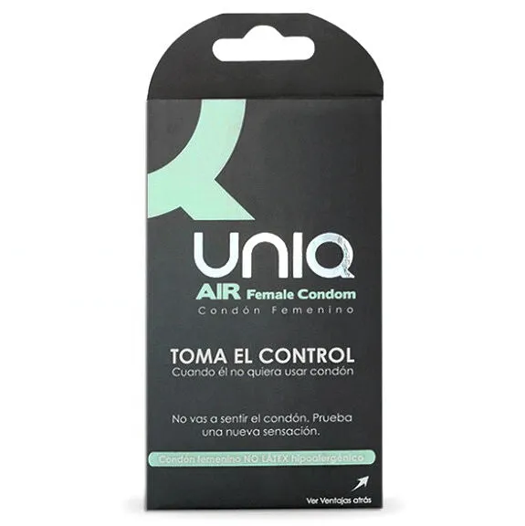 Vibrators UNIQ PRESERVATIVO FEMMINA UNIQ AIR 3 UNIT