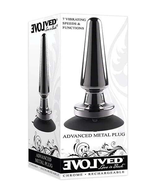 Anal Evolved Evolved Advanced Vibrating Rechargeable Metal Plug