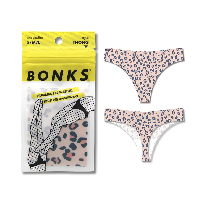 Bonks Anal Bonks Cats Out of the Bag Seamless Thong OS