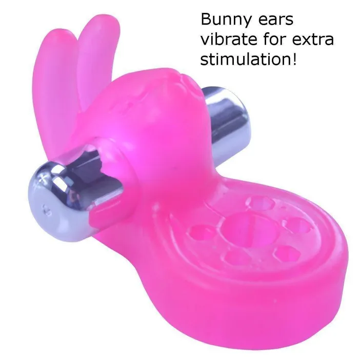 Bunny Love Cock Ring Pink BOB Male Sex Toys