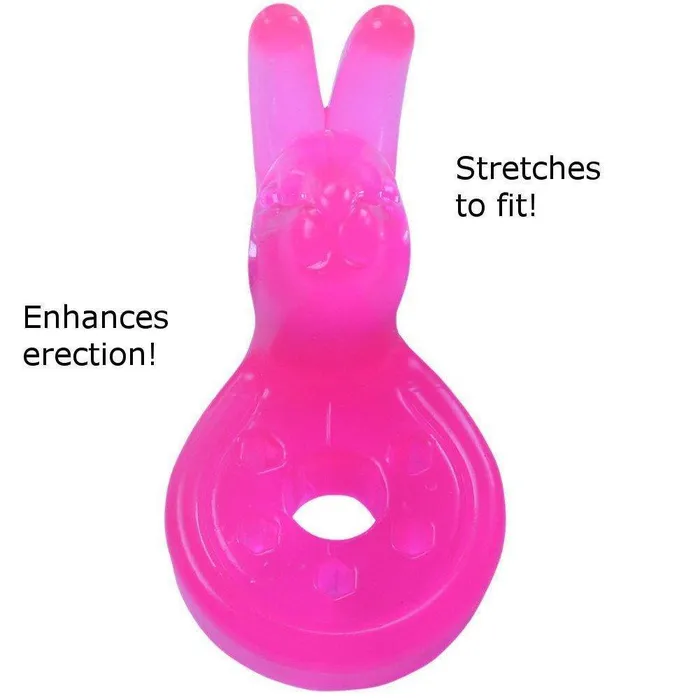Bunny Love Cock Ring Pink BOB Male Sex Toys
