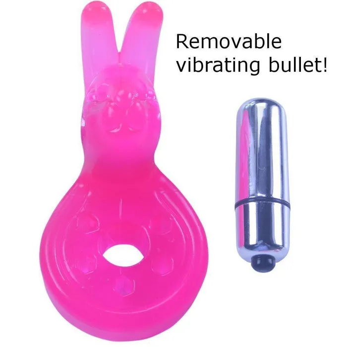 Bunny Love Cock Ring Pink BOB Male Sex Toys