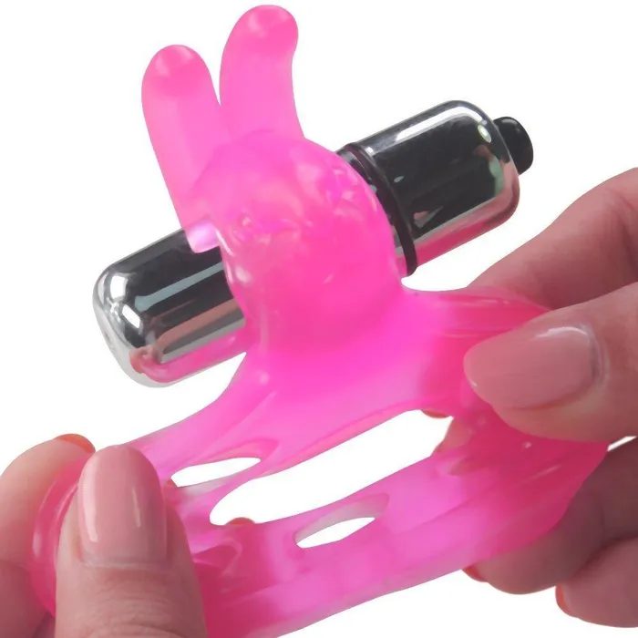 Bunny Love Cock Ring Pink BOB Male Sex Toys