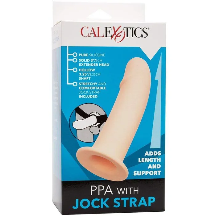 California Exotics Female Sex Toys Silicone Hollow StrapOn With Jock Strap