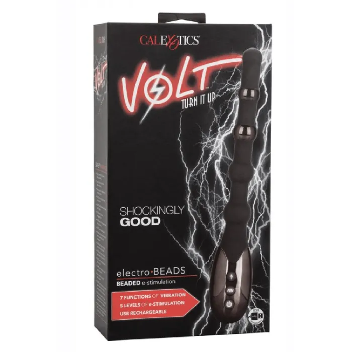 California Exotics Male Sex Toys Volt ElectroStimulation Rechargeable Anal Bead