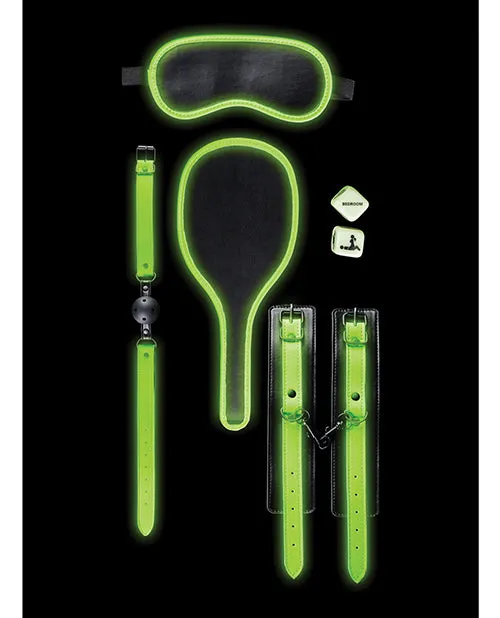 Dildos Shots Ouch Bondage Kit 1 Glow In The Dark Shots