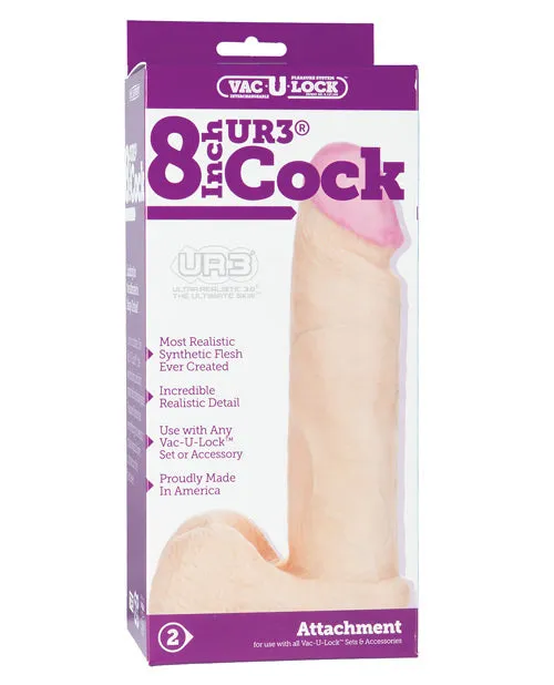 Doc Johnson Dildos VacULock 8Inch ULTRASKYN Cock
