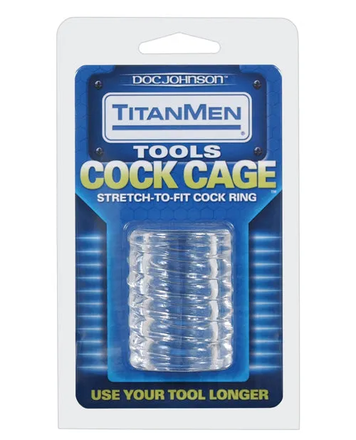 Doc Johnson Male Sex Toys TitanMen Cock Cage