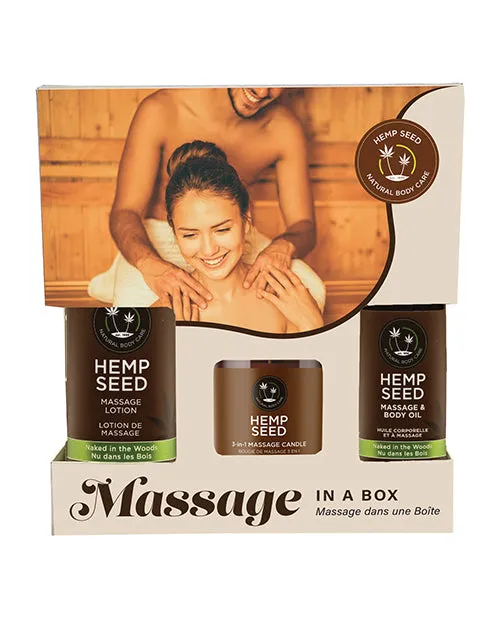 Earthly Body Female Sex Toys Earthly Body Hemp Seed Massage In A Box