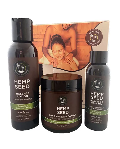 Earthly Body Female Sex Toys Earthly Body Hemp Seed Massage In A Box