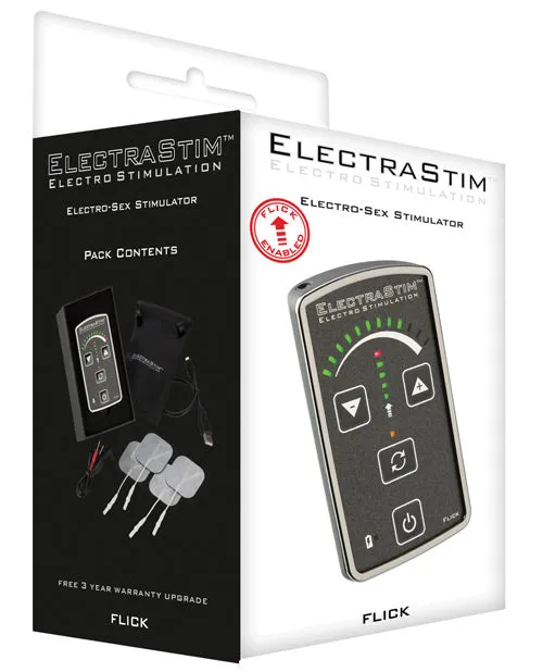 ElectraStim Male Sex Toys Electrastim Flick Stimulator Pack Em60e