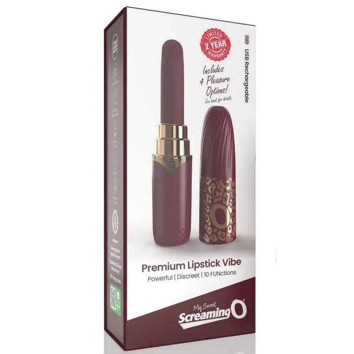 Female Sex Toys Screaming O My Secret Premium Rechargeable Lipstick Vibrator