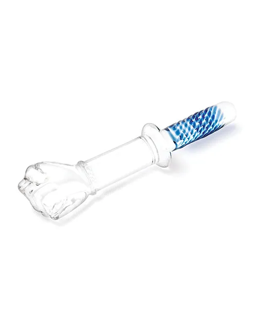 Glas Glass 11 Fist Double Ended wHandle Grip Dildos