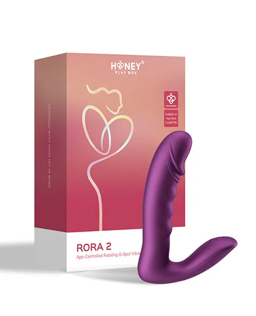 Honey Play Box Female Sex Toys Rora 2 App Controlled Rotating GSpot Vibrator Clitoral Stimulator Honey Play Box Female Sex Toys Rora 2 App Controlled Rotating GSpot Vibrator Clitoral Stimulator