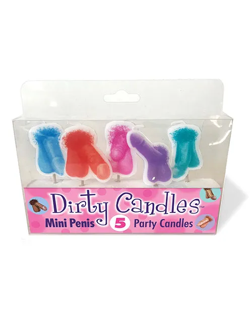 Little Genie Male Sex Toys Mini Penis Dirty Candle Set Set Of 5
