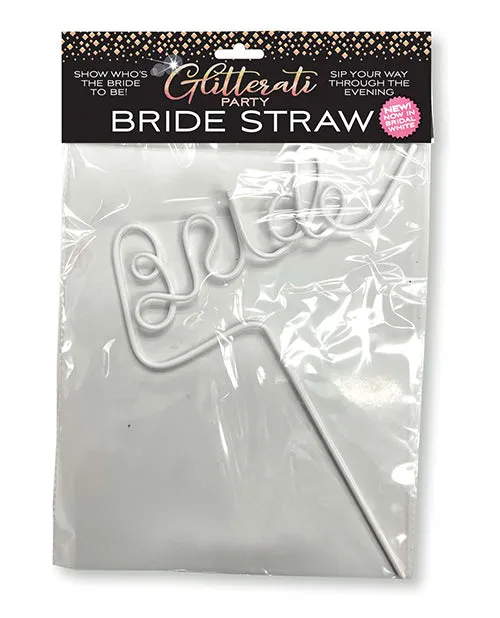 Little Genie Vibrators Glitterati Bride Straw White