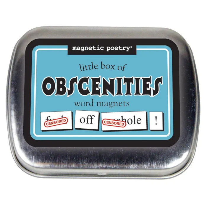 Magnetic Poetry Anal Little Box of Obscenities Word Magnets