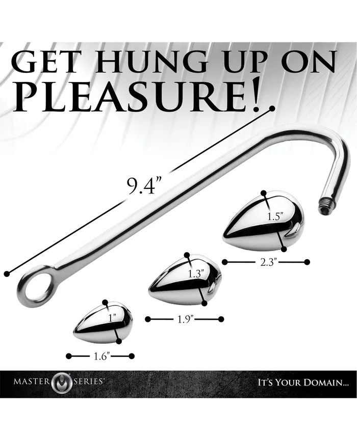 Male Sex Toys Master Series Anal Hook Trainer w3 Plugs XR Brands Male Sex Toys Master Series Anal Hook Trainer w3 Plugs XR Brands