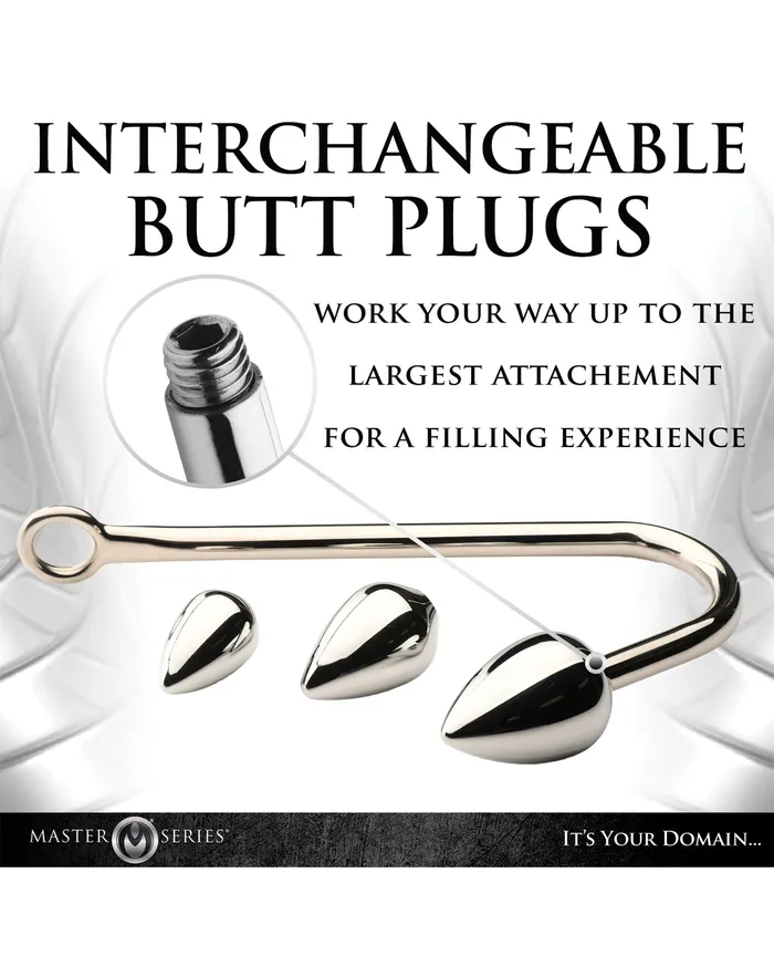Male Sex Toys Master Series Anal Hook Trainer w3 Plugs XR Brands Male Sex Toys Master Series Anal Hook Trainer w3 Plugs XR Brands