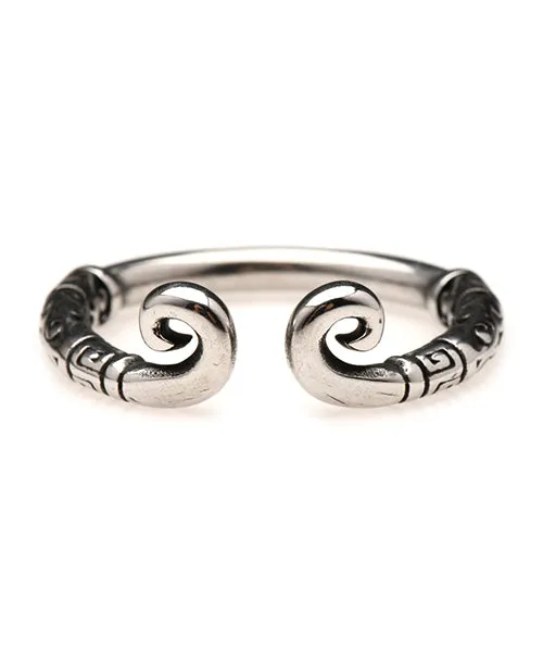 Male Sex Toys Master Series Kingpin Stainless Steel Glans Ring XR Brands