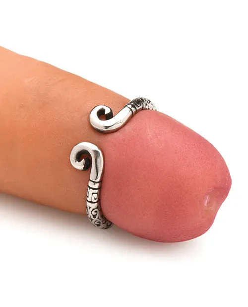 Male Sex Toys Master Series Kingpin Stainless Steel Glans Ring XR Brands Male Sex Toys Master Series Kingpin Stainless Steel Glans Ring XR Brands