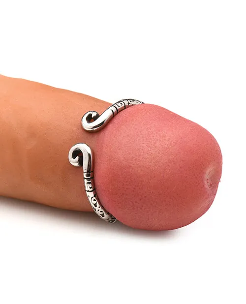 Male Sex Toys Master Series Kingpin Stainless Steel Glans Ring XR Brands Male Sex Toys Master Series Kingpin Stainless Steel Glans Ring XR Brands