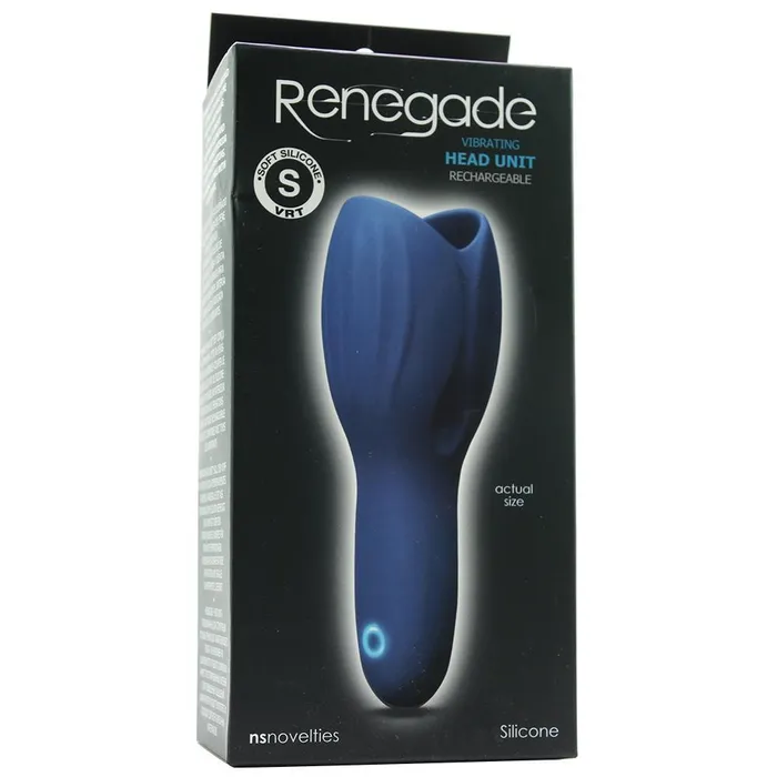 NS Novelties Male Sex Toys Rechargeable Renegade Vibrating Head Masturbator