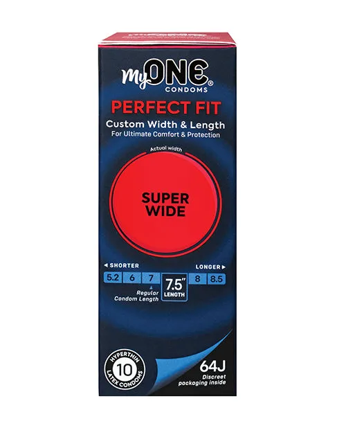 Paradise Marketing My One Super Wide Condoms Pack of 10 Female Sex Toys