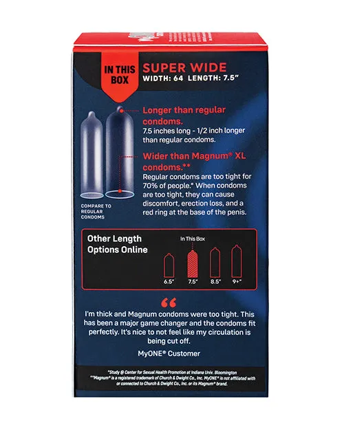 Paradise Marketing My One Super Wide Condoms Pack of 10 Female Sex Toys