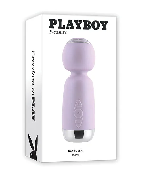 Playboy Female Sex Toys Playboy Pleasure Royal Mini Wand Opal