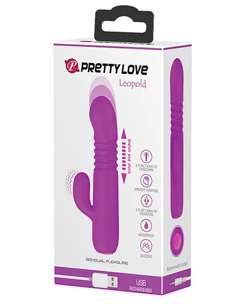 Pretty Love Vibrators Pretty Love Leopold Mini Thruster Fuchsia