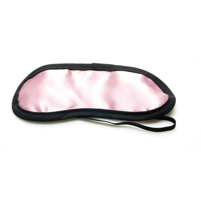 Sex Kitten Sex Kitten Pink Satin with Black Trim Eye Mask Anal