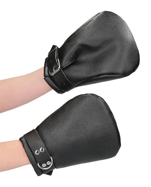 Shots Anal Shots Ouch Puppy Play Lined Fist Mitts Black