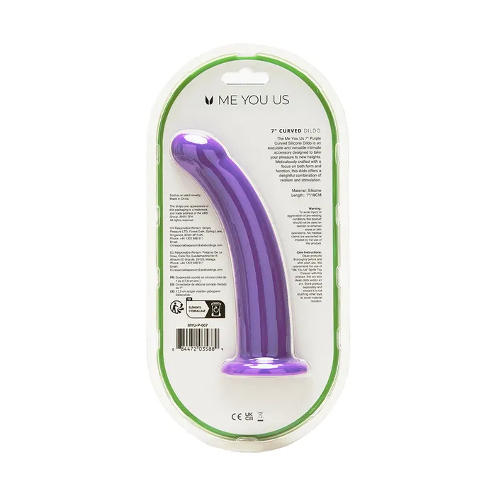 Simply Pleasure Dildos Me You Us Curved Silicone Dildo Simply Pleasure Dildos Me You Us Curved Silicone Dildo