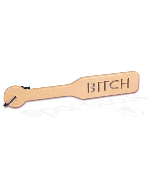 Spartacus Zelkova Wood Paddle Bitch Spartacus Vibrators