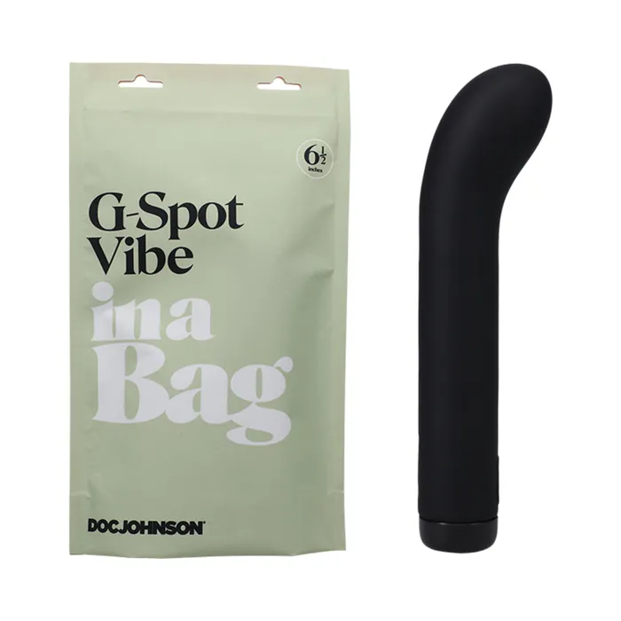 Vibrators Doc Johnson Doc Johnson GSpot Vibe In A Bag Silicone Vibrator