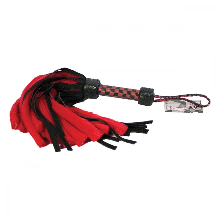 Vibrators Ruff Doggie Styles Suede and Fluff Mini Flogger Ruff Doggie Styles