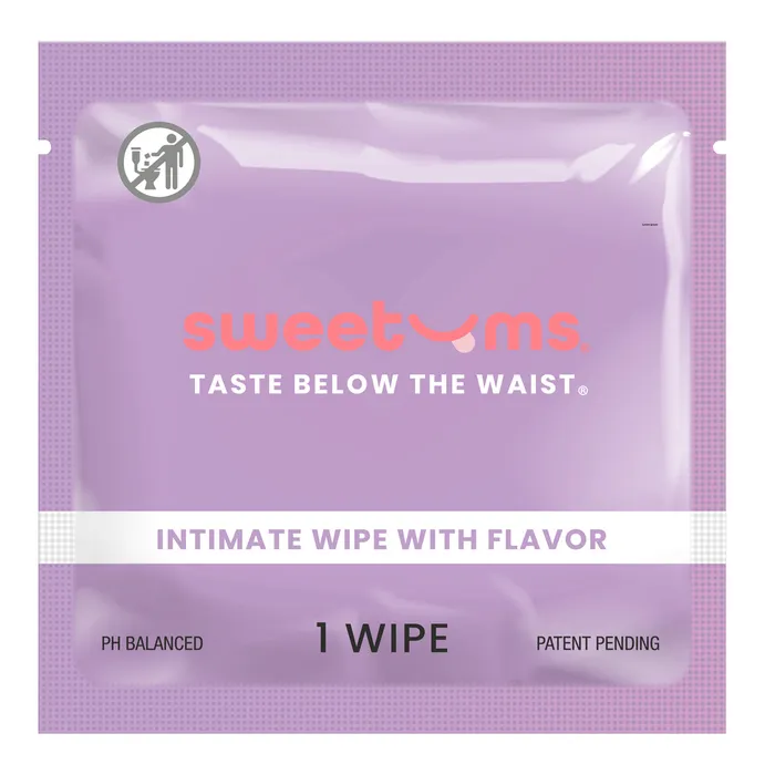 Vibrators Sweetums Flavored Intimate Wipes Sweetums
