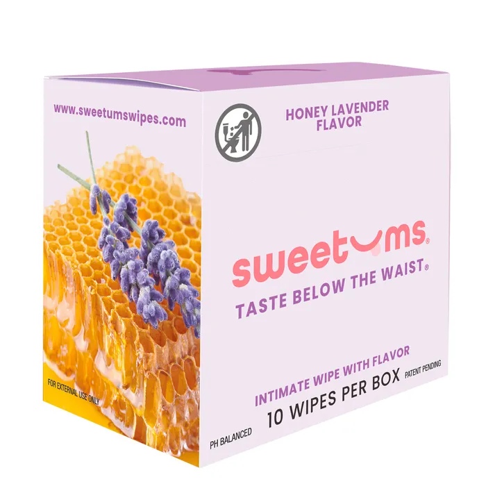 Vibrators Sweetums Flavored Intimate Wipes Sweetums