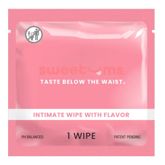 Vibrators Sweetums Flavored Intimate Wipes Sweetums