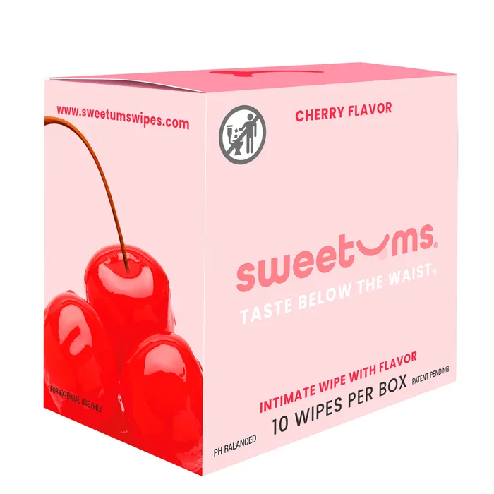 Vibrators Sweetums Flavored Intimate Wipes Sweetums