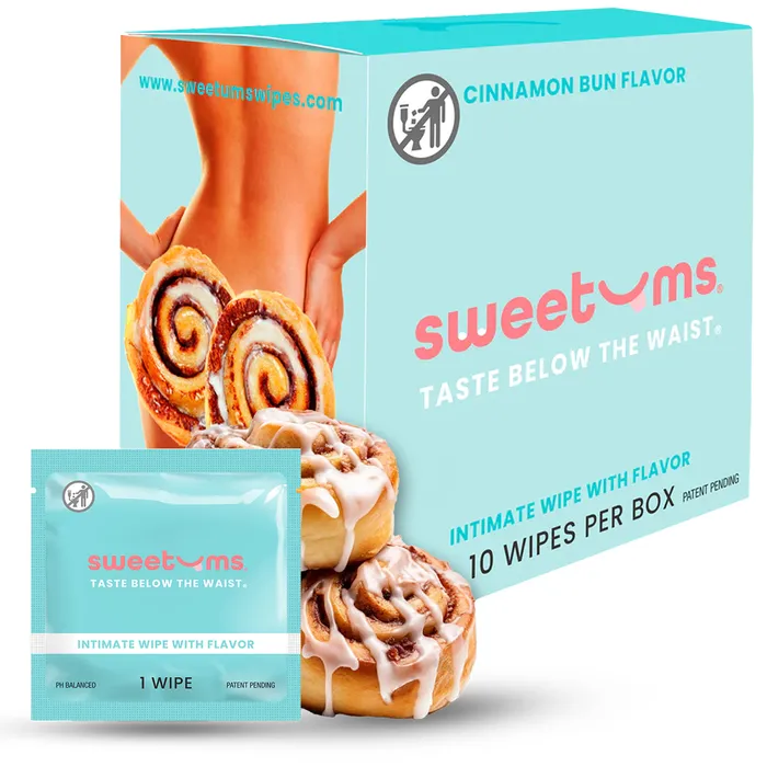 Vibrators Sweetums Flavored Intimate Wipes Sweetums