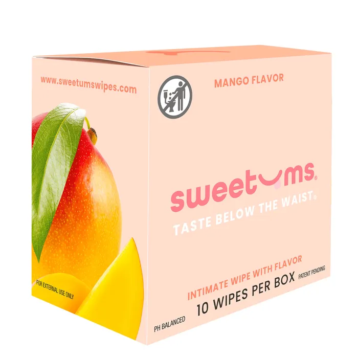 Vibrators Sweetums Flavored Intimate Wipes Sweetums