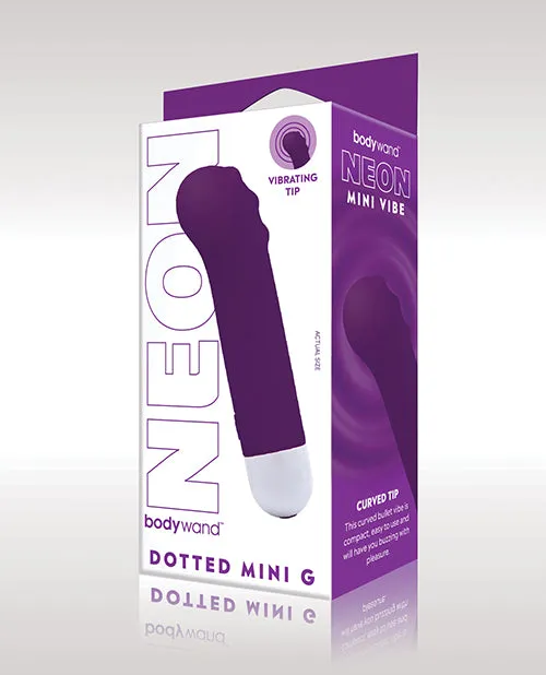 XGen Vibrators Xgen Bodywand Neon Mini Dotted G Vibe