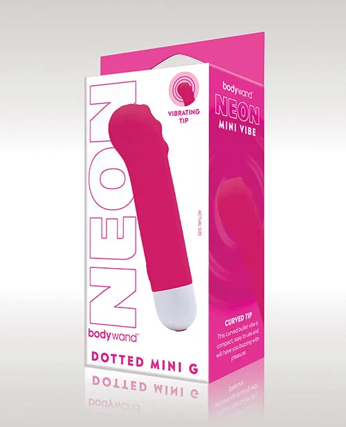 XGen Vibrators Xgen Bodywand Neon Mini Dotted G Vibe