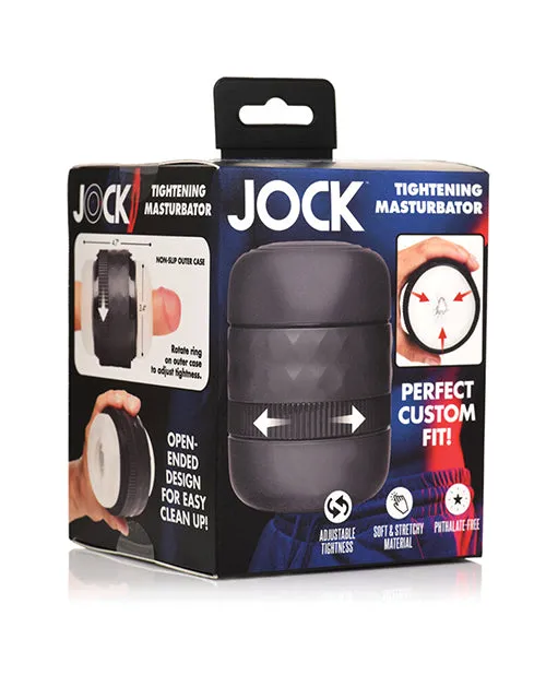 XR Brands Curve Toys Jock Squeezable Tunnel Double Masturbator Male Sex Toys